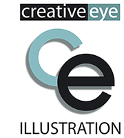 creative eye illustration